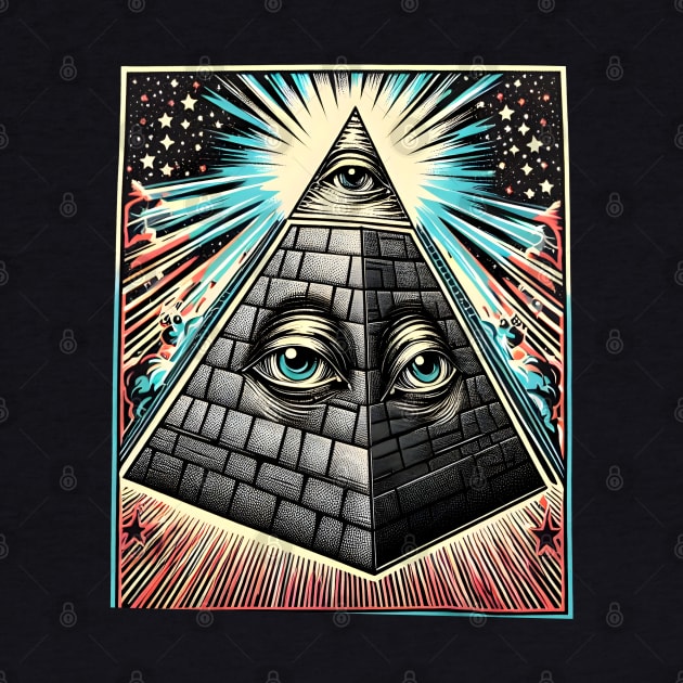 illuminati eye - illuminati all seeing eye by vaporgraphic